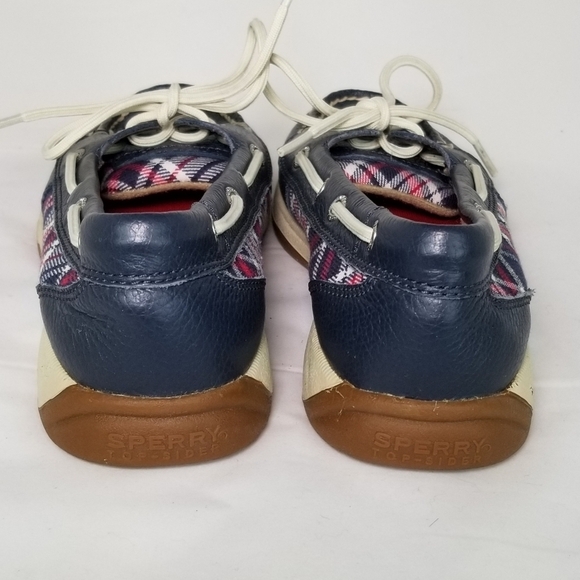 SPERRY TOP-SIDER Blue/Red/White Boat Shoes, 5M - Picture 5 of 7